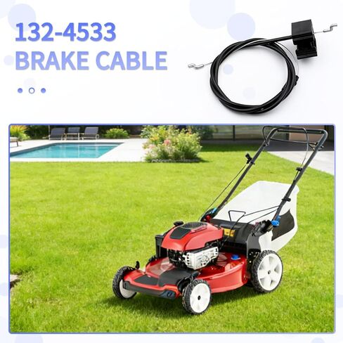 كابل فرامل 132-4533 مناسب لجزازات العشب 10739 17739 Toro 20349، طول الكابل 51.25 بوصة، قناة 40.5 بوصة in Kuwait