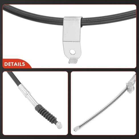 A-Premium Rear Passenger Side Parking Brake Cable Assembly Compatible with Toyota Models: Corolla 2004 2005 2006 2007 - Replace# 4642002080 in Kuwait