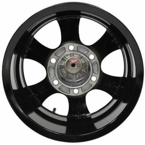 TASKMASTER Viking Aluminum Trailer Wheel 15x5 5 Lug on 5 Black Machined Lip 3.19" Center Bore 2150 lb Load Capacity Utility & Cargo Trailer Rim with Valve Stem BLACK Cap in Kuwait