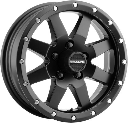 Raceline Wheels 935B DEFENDER TRAILER Satin Black Wheel (15 x 5. inches /5 x 114 mm, 0 mm Offset) in Kuwait
