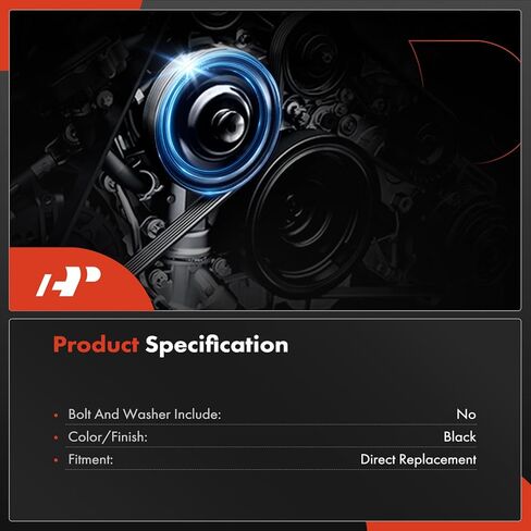 A-Premium Engine Harmonic Balancer Crankshaft Pulley Compatible with Mitsubishi L300 1986-2013 2.5L, L200 III Pickup 1996-2011 2.5L, Pajero III 1999-2007 2.5L in Kuwait