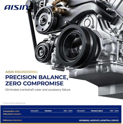 AISIN AFTERMARKET PDAM-00182 موازن متناسق - متوافق مع ميتسوبيشي مونتيرو 1994-2000، مونتيرو سبورت 1997-2004 - V6 3.0L 3.5L in Kuwait