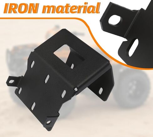 PENSUN Winch Mount Bracket Plate Black Compatible with Honda Rancher Foreman Rubicon TRX420 500 520 2014-2025 in Kuwait