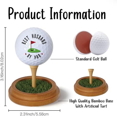 Gifts for Husband from Wife Birthday Fathers Day, Funny Birthday Wedding Anniversary Golf Gifts for Men Him Husband Couple Golfers, Best Husband By Par Golfing Gift Decor in Kuwait
