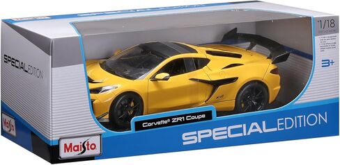 مايستو 1:18 إصدار خاص 2025 شيفروليه كورفيت ZR1، أصفر معدني in Kuwait