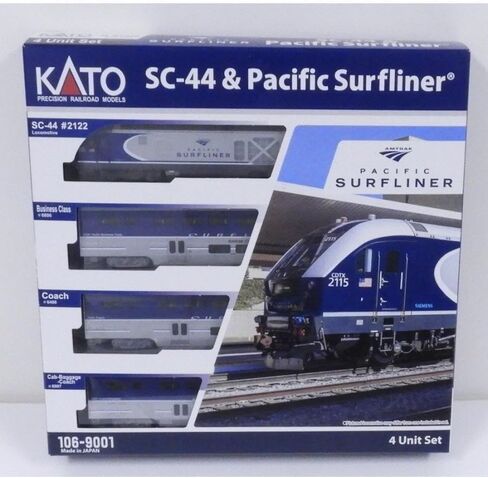 KATO 106-9001(N)SC-44 Charger Amtrak Pacific Surfliner 4-Car Basic Set in Kuwait