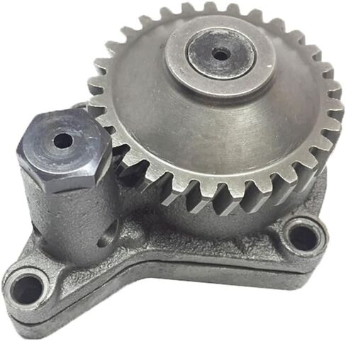 Oil Pump, Compatible with YANMAR 4D84-2A 4D84-2GA 4D84-3 Compatible with Komatsu PC40-7 PC55, 129418-32000, Standard Replacement Parts for Excavator Construction Machinery in Kuwait