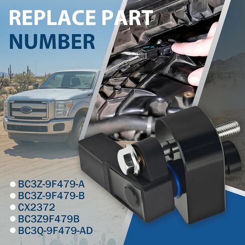 مجموعة فاصل MAP متوافقة مع Ford F-250 F-350 Super Duty 6.7L Powerstroke Diesel 2011-2019، تمنع تراكم السخام، استبدال مستشعر الضغط المطلق المنوع لـ BC3Z-9F479-A. in Kuwait