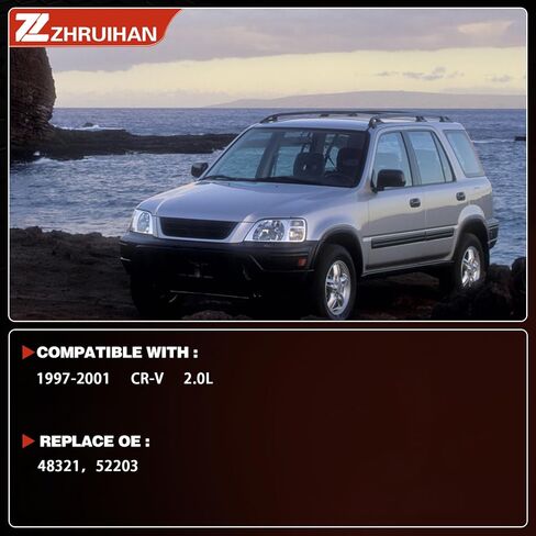 409 Stainless Steel Exhaust Resonator & Muffler Pipe System Replacement Kit Compatible with CR-V 1997-2001 2.0L L4, Muffler and Tail Pipe, Repklace OE: 48321, 52203 EPA in Kuwait