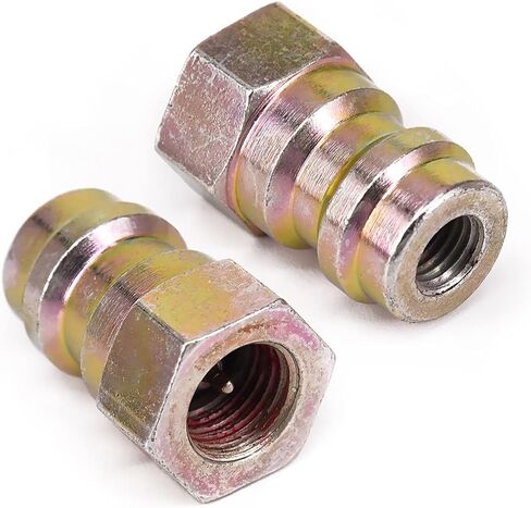 1 4 AC R-12 to R-134a Retrofit Valve Quick Change Conversion Adapter High Low Fitting A C System Caps Kit with Removable Schrader Valves Car Accessory in Kuwait