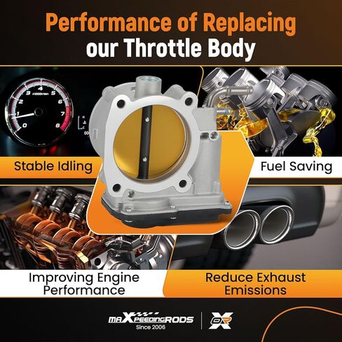 maXpeedingrods Electronic Throttle Body for Infiniti QX56 2011-2013 QX80 2014-2019, for Nissan Armada Nv2500 Nv3500 2018-2019 Titan 2017-2019 Titan XD 2016-2019 5.6L, 161191LA0A 977-324 6E0012 TB1277 in Kuwait