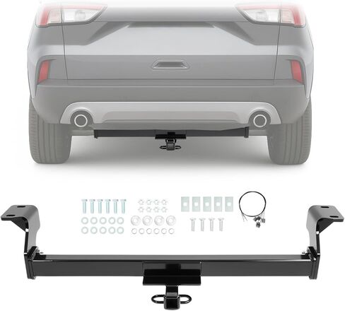 Class 2 Trailer Hitch, 1.25 Inch Square Receiver Compatible with 2020-2025 Ford Escape Except PHEV/Plug-in-Hybrids Tow Hitch in Kuwait