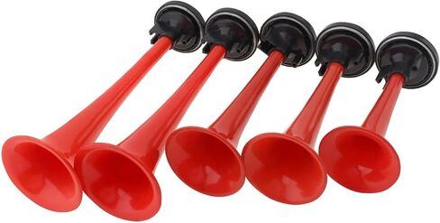 Universal 5 Trumpet 125db 12V 5 Musical Air Horn Dukes of Hazzard General Car Truck Boat Busses Air Compressor in Kuwait