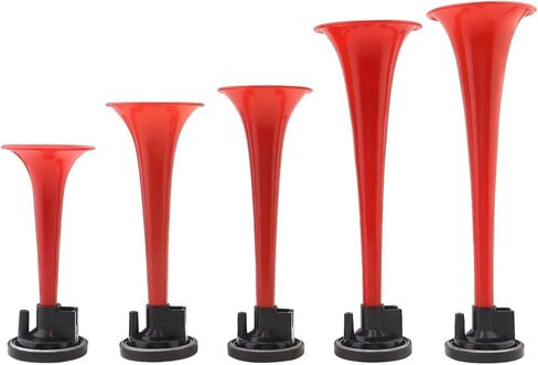 Universal 5 Trumpet 125db 12V 5 Musical Air Horn Dukes of Hazzard General Car Truck Boat Busses Air Compressor in Kuwait