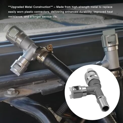 Sporacingrts Metal Heater Hose Connector Replacement for 800-413, Compatible with Select Cadillac Chevrolet GMC Models, Leak-Resistant HVAC & Coolant Hose Fitting in Kuwait