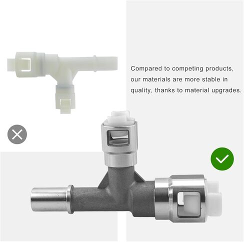 Sporacingrts Metal Heater Hose Connector Replacement for 800-413, Compatible with Select Cadillac Chevrolet GMC Models, Leak-Resistant HVAC & Coolant Hose Fitting in Kuwait