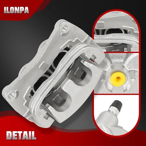 Front Disc Brake Caliper Assembly with Bracket fit for Subaru Forester 2003-2018, Crosstrek 2016-2017, Outback 2002-2014, Legacy 2002-2014, Front Right/Left Caliper set with 2PC, 19-B2682B 19-B2683B in Kuwait