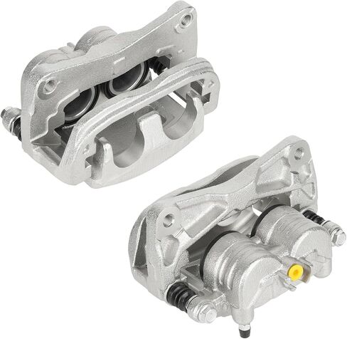 Front Disc Brake Caliper Assembly with Bracket fit for Subaru Forester 2003-2018, Crosstrek 2016-2017, Outback 2002-2014, Legacy 2002-2014, Front Right/Left Caliper set with 2PC, 19-B2682B 19-B2683B in Kuwait