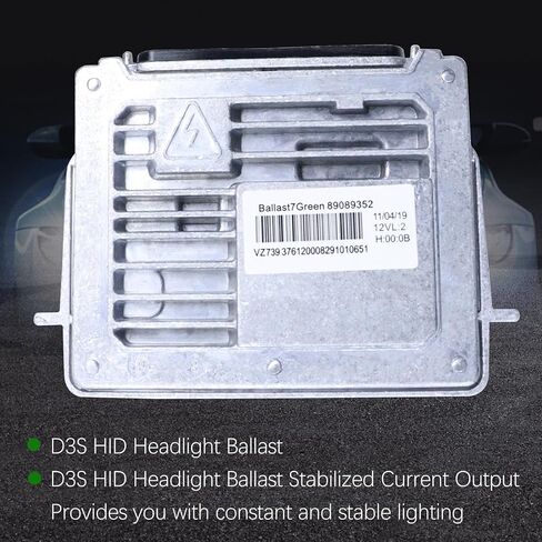 89089352 D3S HID Headlight Ballast Fit for Buick Enclave 2013-2017 for Jeep Grand Cherokee 2014-2020, Xenon Ballast Control Unit Module Replace 68222897AA 22840414 31297941 in Kuwait