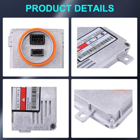 8K0941597B Xenon HID Headlight Ballast Module Compatible for Audi A3 S3 A4 S4 B8 A6 S6 C6 C7 A8 S8 D4 Q5 Q7,for Golf Passat Jetta Polo Tiguan Touareg Touran LED Headlight Ballast Control Module in Kuwait