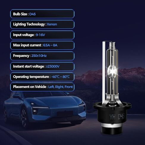 Set of 2 HID Headlight Ballast W/Igniter & D4S Bulb for Lexus GS350 GS450h IS200t IS250 IS300 IS350 LS460 LS600h LX570 RX350 RX450h for Toyota Camry Sienna Xenon Ballast Control Module 81107-75020 in Kuwait