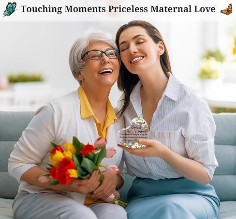 Bonus Mom Mothers Day Gifts - Acrylic Mother in Law Gifts from Daughter Son Step Mom Gifts for Mothers Day Birthday Christmas Retirement Gift Ideas Paperweight Keepsake Decorations in Saudi Arabia