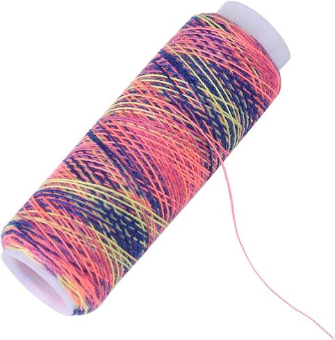 Jeffergarden Multicolor Thread Set Polyester Material 5 Spools for Embroidery Sewing Crafts Quilting 110m Length Assorted Colors in Kuwait