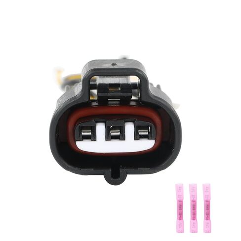 PARSUPPRO1Pcs 3-Way/Pin Automobile Throttle Position Connector Sensor Socket Repair Wiring Harness Waterproof Plug Pigtail for Polaris RZR 570 2014-2018 Replace 2878498A in Kuwait