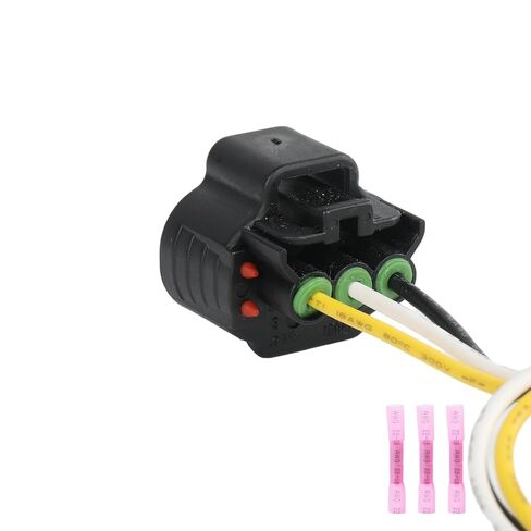 PARSUPPRO1Pcs 3-Way/Pin Automobile Throttle Position Connector Sensor Socket Repair Wiring Harness Waterproof Plug Pigtail for Polaris RZR 570 2014-2018 Replace 2878498A in Kuwait