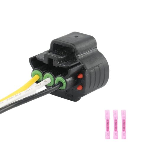 PARSUPPRO1Pcs 3-Way/Pin Automobile Throttle Position Connector Sensor Socket Repair Wiring Harness Waterproof Plug Pigtail for Polaris RZR 570 2014-2018 Replace 2878498A in Kuwait