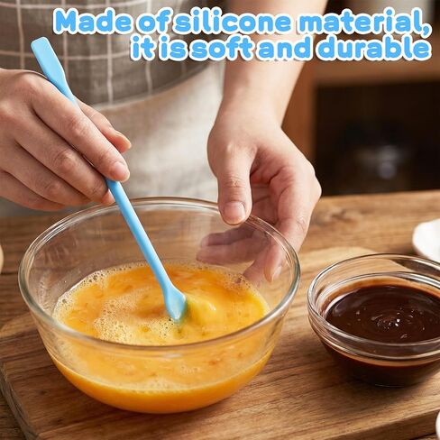 6PCS Silicone Stir Sticks for Resin, Reusable Paint Stir Sticks, Pointed Mixing Stick for Epoxy Resin, Paint, Crafts, Facial Mask, Multi-Size, 4 Colors in Kuwait