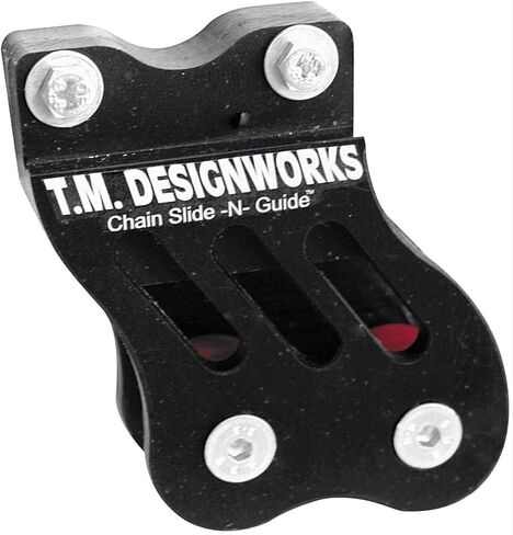 دليل سلسلة T.M Design Works W/POWERLIP ROLLERSHONDA TRX450R 04-UP STOCK ARM - RCG-TRX-BK in Kuwait