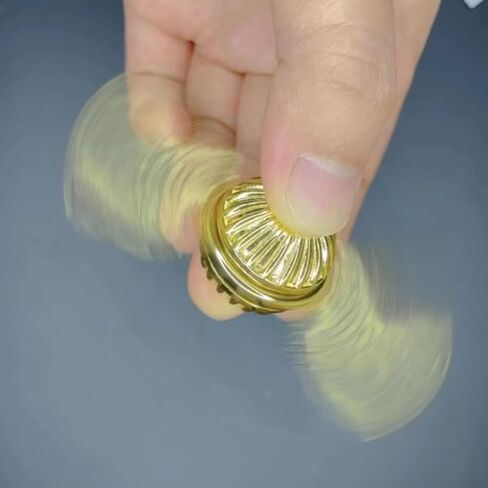 الذهب فيدجيت سبينر ماجيك أورب القلق اللعب تخفيف التوتر المخفض تململ اليد سبينر لعبة إصبع المغازل لعبة التركيز التململ هدية الجدة لا يهدأ للبالغين والأطفال in Kuwait