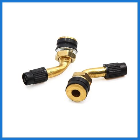 Brass Angled Tubeless Tire Valve Stem 3pcs for Moped Scooter Motorbike Auto Accessories in Kuwait