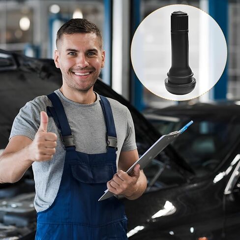 100PCS TR412 TR413 TR414 Car Tire Valve Stems, Snap-in Vehicle Tubeless Valve Replacement, 0.75 Inch 19mm Rim Holes Automotive Tire Stems Accessories, Universal for SUV, Sedan, Truck in Kuwait