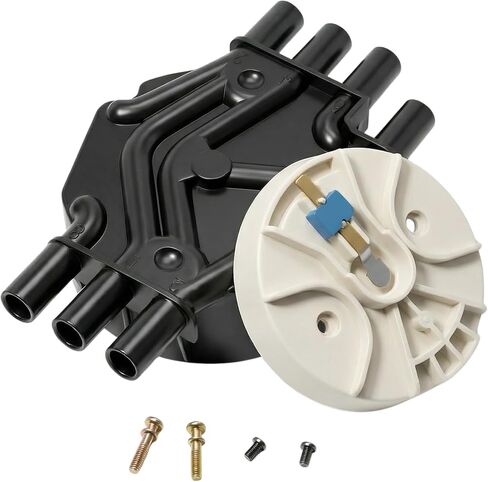 Distributor Cap and Rotor Kit for Chevrolet Blazer GMC Savana Safari 4.3L 1996-2005, Compatible w/Astro, S10, Jimmy, Bravada, OE# 10452458/1104050 in Kuwait