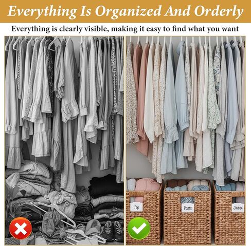 16Pcs White Clip-On Basket Labels, 3.5x2.5 Inch Removable PVC Labels with Holders for Storage Bins, Pantry & Closet Organization, Removable Label Holders in Kuwait