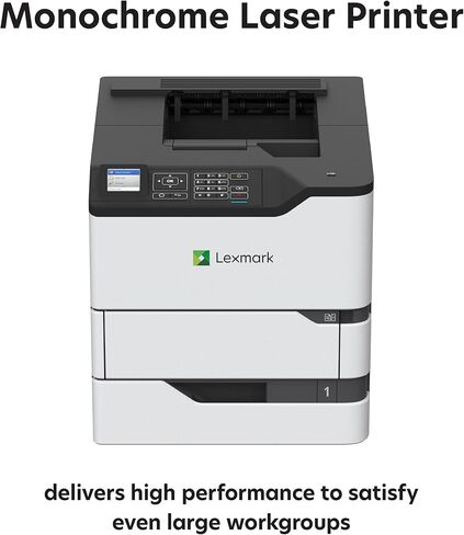 Lexmark MS825dn Monochrome Laser Duplex (2-Sided) Printing, Print Speed of up to 70 ppm and Recommended Monthly Volume of 5000-100000 Pages(50G0300) in Kuwait