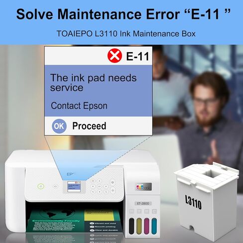 L3110 Maintenance Box Replacement Waste Ink Pad use for ET-2720 ET-2803 ET-2800 ET-2711 ET-4700 Printer in Kuwait