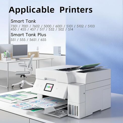 31 32XL مجموعة زجاجات الحبر القابلة لإعادة التعبئة لـ Hp 31 32XL مجموعة زجاجات الحبر المتوافقة مع Hp Smart Tank 7600 7602 7300 7301 7001 6001 5101 5100 5000 651 551 757 760 طابعة أسود سماوي أرجواني أصفر (4 عبوات) in Kuwait
