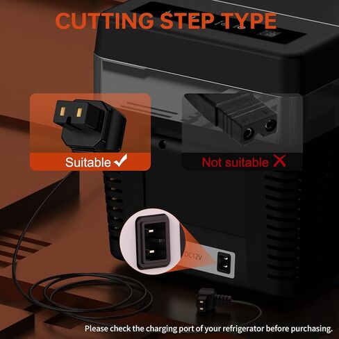 سلك طاقة للثلاجة 12 فولت 24 فولت متوافق مع Alpicool Bodega Euhomy BougeRV ARB Dometic ICECO Setpower JoyTutus F40C4TMP 12 فولت ثلاجة محمولة قابس سيارة ثلاجة تيار مستمر كابل الطاقة in Kuwait