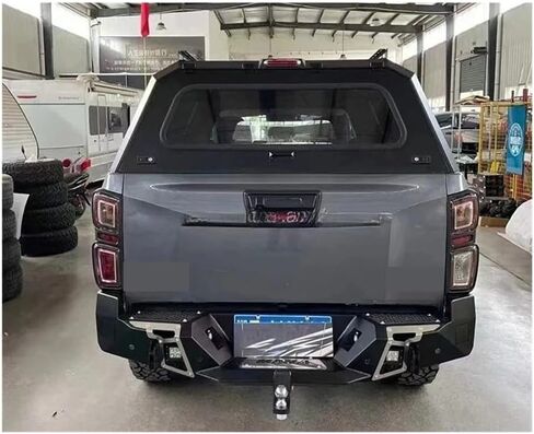 Custom 4X4 Steel Hardtop Canopy Compatible with Isuzu D‑Max Double Cab Pickup Truck Bed Cap Waterproof Locking Topper Tonneau Cover in Kuwait