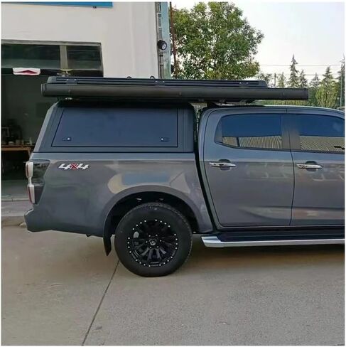 Custom 4X4 Steel Hardtop Canopy Compatible with Isuzu D‑Max Double Cab Pickup Truck Bed Cap Waterproof Locking Topper Tonneau Cover in Kuwait