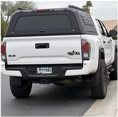 Compatible with Ford Ranger T8/T9 Hardtop Metal Canopy with Windows Waterproof Anti-Rust Aluminum Pickup Truck Topper Camper Shell Locking No-Drill (2019+) in Kuwait