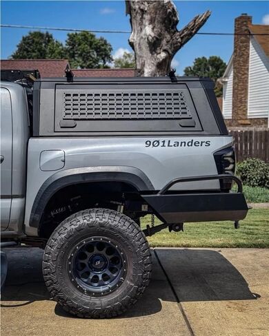 مظلة شاحنة بيك اب صلبة متوافقة مع 2025 Ford Ranger TRX Toyota Hilux LC70 KIA Tasman - غطاء تونيو مناسب من سبائك الألومنيوم مع قفل الباب الخلفي in Kuwait