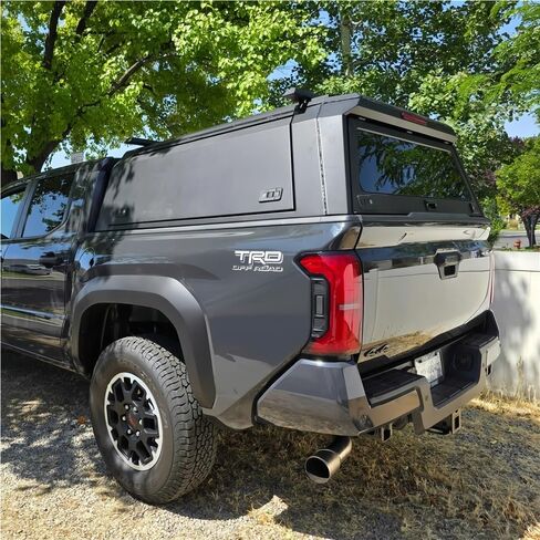 مظلة شاحنة بيك اب صلبة متوافقة مع 2025 Ford Ranger TRX Toyota Hilux LC70 KIA Tasman - غطاء تونيو مناسب من سبائك الألومنيوم مع قفل الباب الخلفي in Kuwait