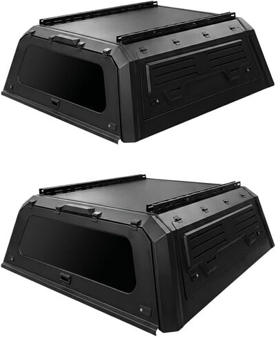 Hard Top Pickup Truck Topper Bed Cap Canopy Compatible with Ford F-150 Raptor 2010-2021 5.5FT Heavy Duty Waterproof | Locking No-Drill | Pickup Truck Topper Camper Shell in Kuwait