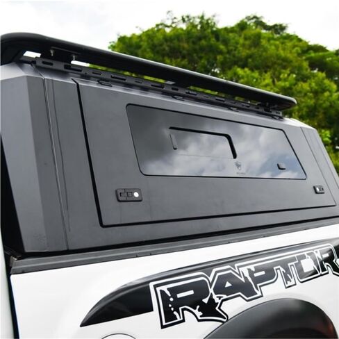 Hard Top Pickup Truck Topper Bed Cap Canopy Compatible with Ford F-150 Raptor/Ranger XLT Heavy Duty Waterproof Locking No-Drill Pickup Truck Topper Camper Shell 4x4 in Kuwait