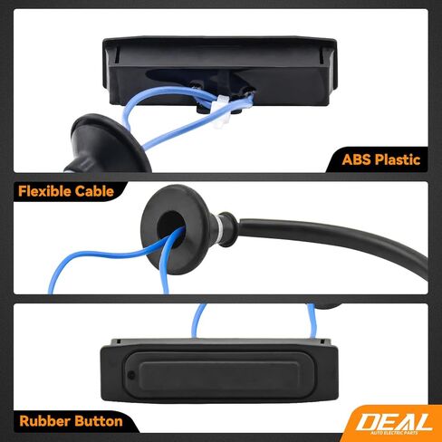 DEAL AUTO ELECTRIC PARTS زر مفتاح تحرير باب صندوق السيارة الخلفي، متوافق مع Nissan 07-12 Altima 06-08 Maxima 04-07 Murano 04-13 Pathfinder 07-13 Versa، يستبدل # 25380-ED000، أسود in Kuwait