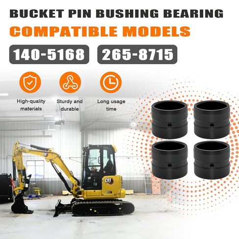 4pcs 140-5168 265-8715 Bucket Pin Bushing Bearing Fit for Caterpillar CAT Excavator 304 304CR 305CR 303.5C 303C CR in Kuwait